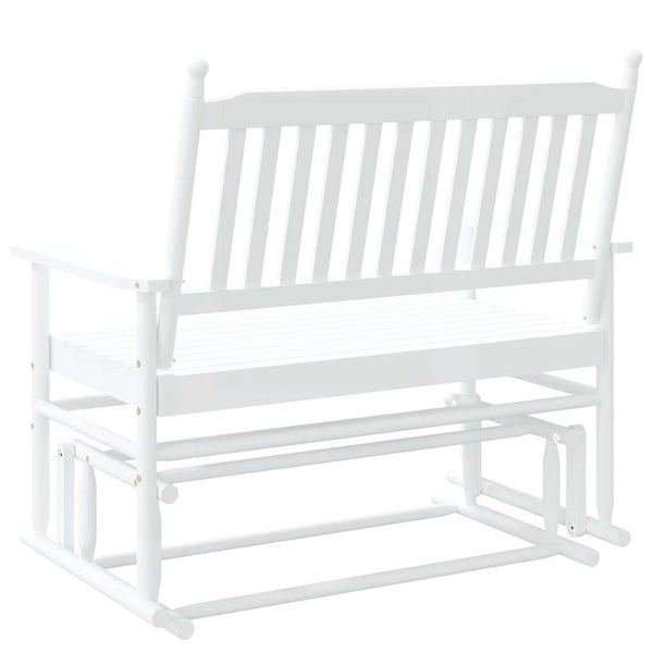 Weiße Schaukelbank Liubco 118x70x104,5cm (Espe)