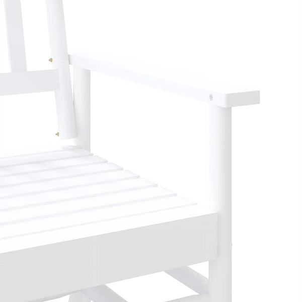 Weiße Schaukelbank Liubco 118x70x104,5cm (Espe)