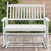Weiße Schaukelbank Liubco 118x70x104,5cm (Espe)