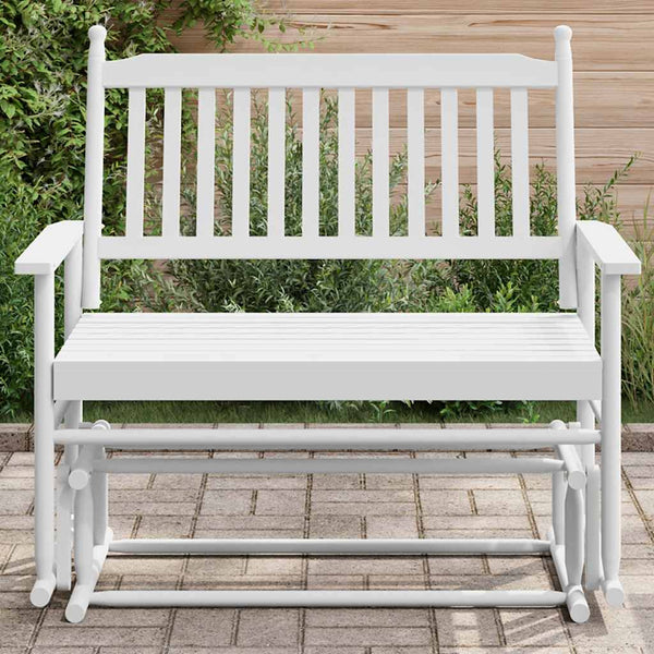 Weiße Schaukelbank Liubco 118x70x104,5cm (Espe)