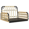 Schaukelstuhl mit Kissen Lazareta 63x58x39cm (Polyrattan und Stahl)