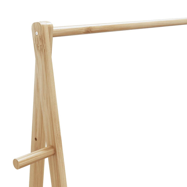 Vaateteline hyllyillä Teofilk 132x45,5x150,5cm (bambu)