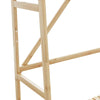 Vaateteline hyllyillä Maricica 110x40x180cm (bambu)