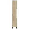 Badezimmerschrank Sonoma Eiche Cinciia 30x30x190cm (Holz)