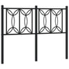 Schwarzes Metallkopfteil Chiamiran 120cm