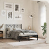 Schwarzes Metallkopfteil Chiamiran 120cm