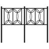 Schwarzes Metallkopfteil Chiamiran 120cm