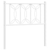 Valkoinen metallinen sängynpääty Chiamiran 75cm