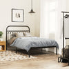 Schwarzes Metallbettkopfteil Kyriakou 107cm