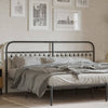 Schwarzes Metallkopfteil Kyriakou 200cm