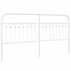 Weißes Metallkopfteil Kyriakou 180cm