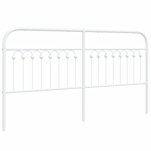 Weißes Metallkopfteil Kyriakou 180cm
