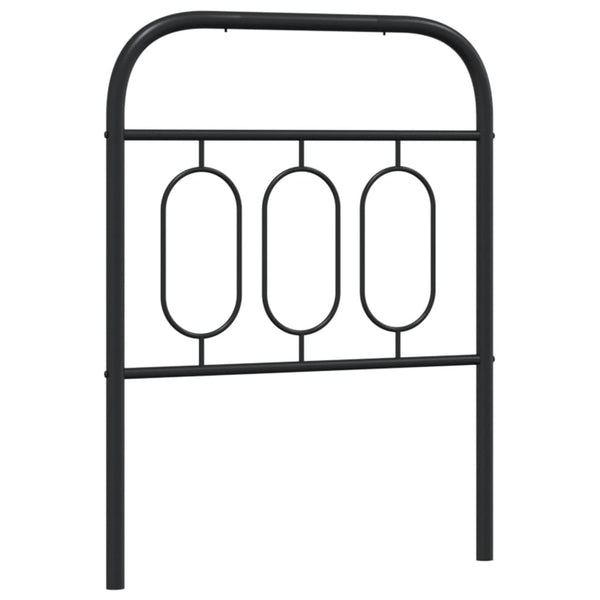 Schwarzes Metallkopfteil Marsilia 75cm