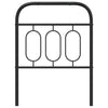 Schwarzes Metallkopfteil Marsilia 75cm