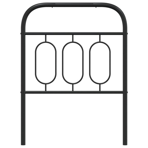 Schwarzes Metallkopfteil Marsilia 75cm
