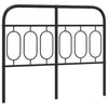 Schwarzes Metallbettkopfteil Marsilian 120cm