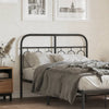 Schwarzes Metallbettkopfteil Marsilian 120cm