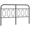 Schwarzes Metallbettkopfteil Marsilian 150cm