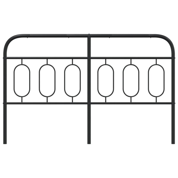 Schwarzes Metallbettkopfteil Marsilian 150cm