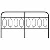 Schwarzes Metallkopfteil Marsilian 160cm