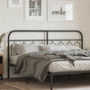 Schwarzes Metallkopfteil Marsilian 160cm