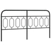 Schwarzes Metallkopfteil Marsilia 193 cm