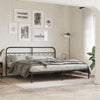 Schwarzes Metallkopfteil Marsilian 200cm