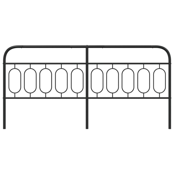 Schwarzes Metallkopfteil Marsilian 200cm