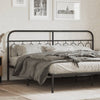 Schwarzes Metallkopfteil Marsilian 200cm