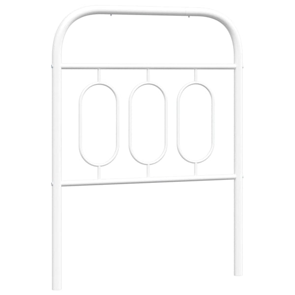 Weißes metallisches Kopfteil Marsilian 75cm