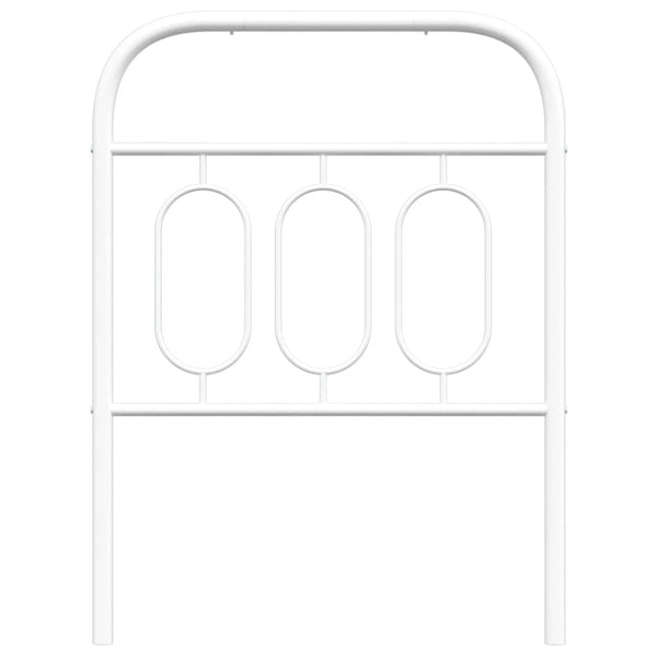 Weißes metallisches Kopfteil Marsilian 75cm