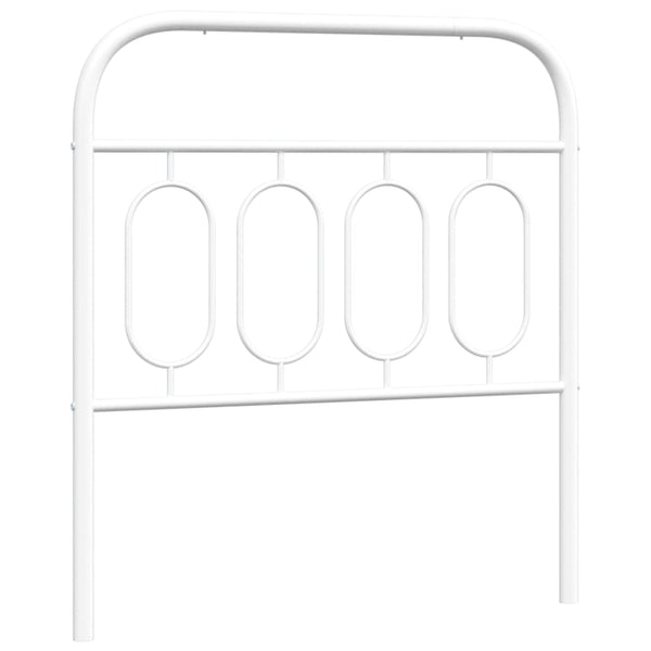 Weißes Marsilian-Metallkopfteil 90cm