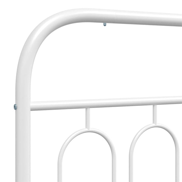 Weißes Metallbettkopfteil Marsilia 107 cm