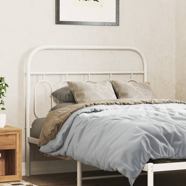 Weißes Metallbettkopfteil Marsilia 107 cm