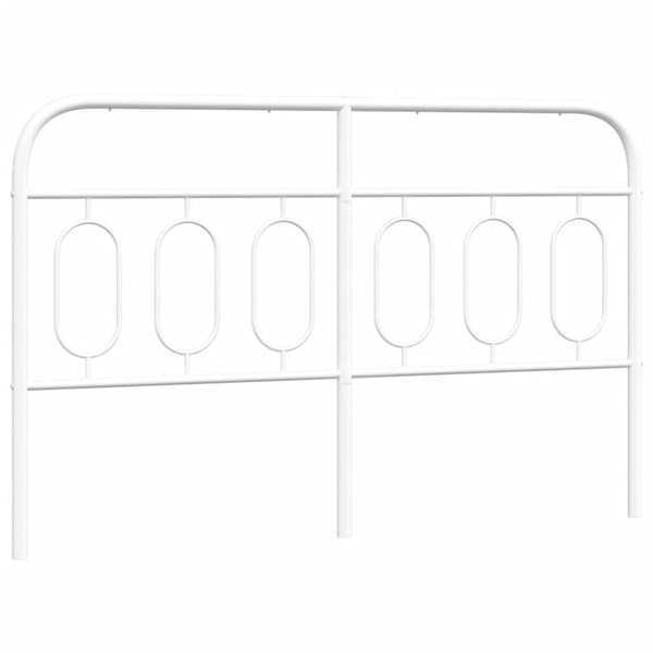Weißes Metallkopfteil Marsilian 137cm