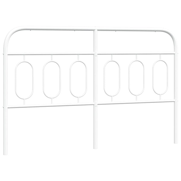 Valkoinen metallinen sängynpääty Marsilian 150cm