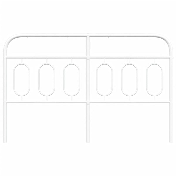 Valkoinen metallinen sängynpääty Marsilian 150cm