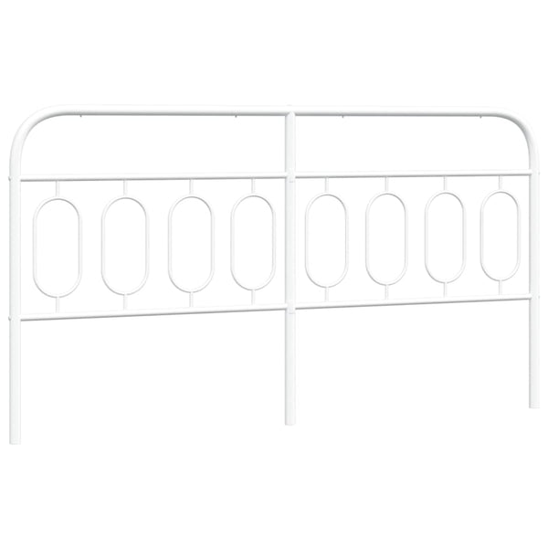 Weißes Metallbettgestell Marsilia 160cm