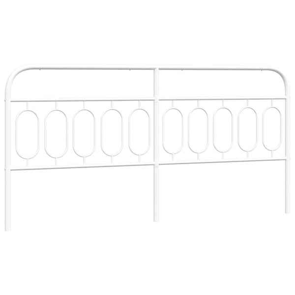 Weißes Metallkopfteil Marsilian 200cm