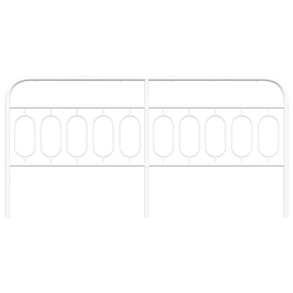 Weißes Metallkopfteil Marsilian 200cm