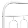 Weißes Metallkopfteil Marsilian 200cm