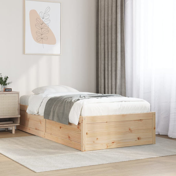 Bettgestell Durwood 90x190cm (Kiefer)