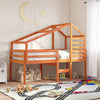 Beigefarbenes Kinderbetthimmel Silvius 188x82x113cm (Kiefer)