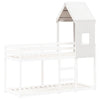 Weißer Kinderbetthimmel Blaj 60x99x139,5cm (Kiefer)