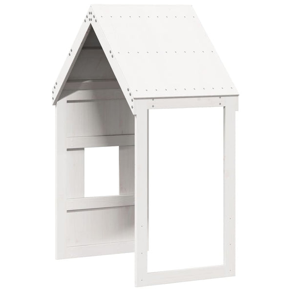 Weißer Kinderbetthimmel Blaj 60x99x139,5cm (Kiefer)