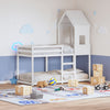 Weißer Kinderbetthimmel Blaj 60x99x139,5cm (Kiefer)