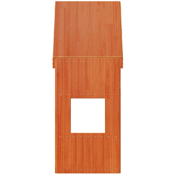 Vahanruskea lastensängyn katos Blajin 55x84x132cm (mänty)