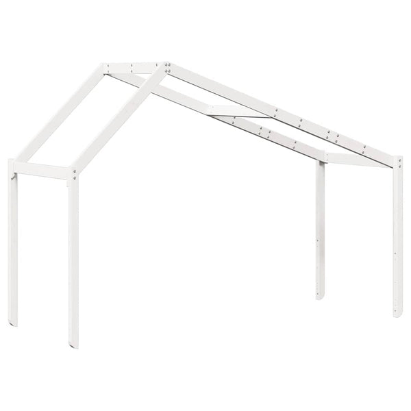 Valkoinen lastensängyn katos Giumacai 213x85,5x144,5cm (mänty)