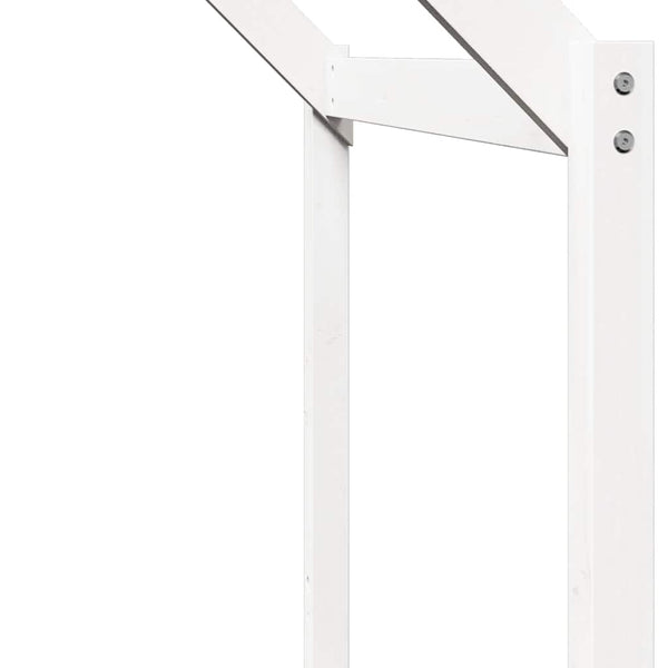 Valkoinen lastensängyn katos Giumacai 213x85,5x144,5cm (mänty)