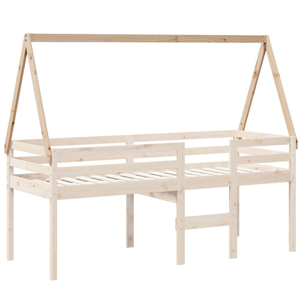 Himmelbett für Kinder Sapet 199x80,5x88cm (Kiefer)